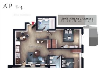 Ansamblu rezidential cu 2 si 3 camere, zona Vivo
