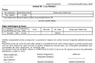 Teren Constructii intravilan de 3104 mp, in Bran