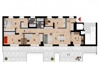 Apartament 5 camere+terasa, de vanzare, in Zorilor