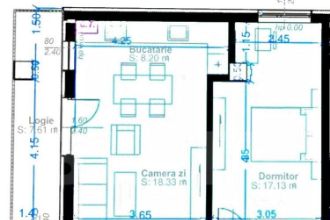 Apartament cu 2 camere semidecomandat in Aradului