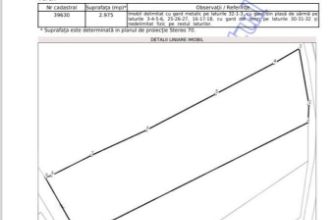 Teren Constructii intravilan de 2975 mp, in Sud-Vest