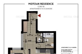 Apartament 3 camere, bloc nou, zona Mosilor