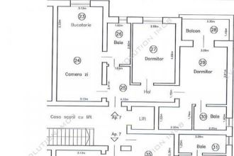 Apartament 6 Camere | Etajul 2 | Bloc Nou Lift | In spate la