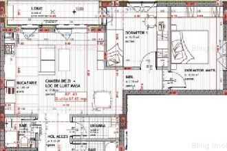 Apartament de 3 camere, 67,05 mp, zona Avram Iancu.