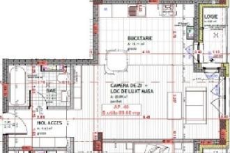 Apartament cu 4 camere semidecomandat in Floresti