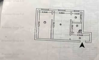 Apartament cu 2 camere nedecomandat in Tatarasi