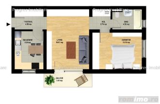 Apartament 2 camere - decomandat - bloc nou - gradina - 97.900 euro