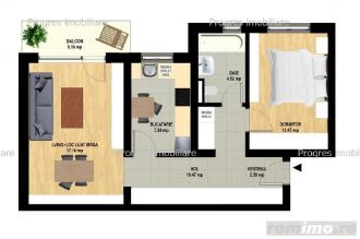 Apartament 2 camere - bloc nou - gradina - 87400 euro