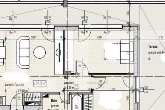 Apartament tip penthouse, 3 camere, terasa 54 mp, predare August 2022