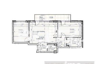 Apartament 3 camere, 61,95mp + 1 balcon 8,52 mp, zona Teilor