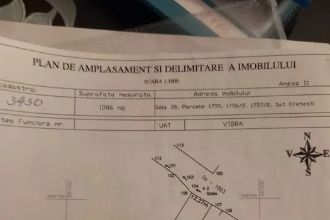 Teren Constructii intravilan de 1086 mp, in Cretesti