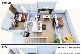Penthouse si apartamente cu view deosebit .Sanpetru dezvoltator. Pret atragator