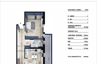 Apartament cu 2 camere decomandat in Doamna Ghica