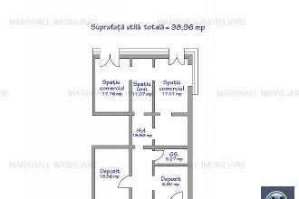 Spatiu comercial, 98.96 mp in Vest - Lamaita