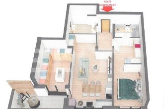 Penthouse in bloc nou, 3 camere, Ared Imar.