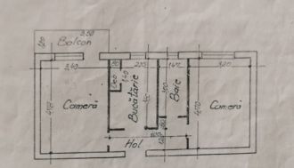 Apartament cu 2 camere decomandat in Frumoasa
