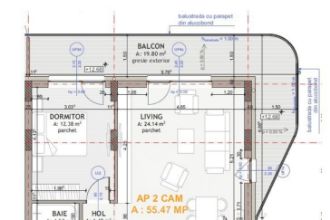 Apartament zona centrala Floresti