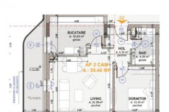 Apartament zona centrala Floresti