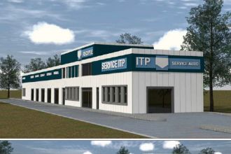 Spatiu industrial, 592 mp in Domnesti