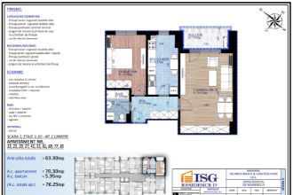 Apartament cu 2 camere decomandat in Parcul Carol