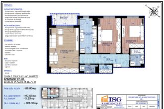 Apartament cu 3 camere decomandat in Parcul Carol