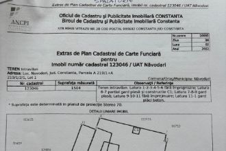 Teren agricol intravilan de 1504 mp, in Nord