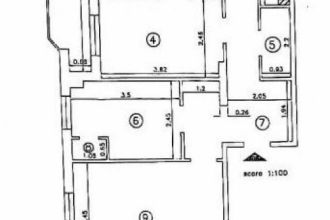 Apartament 3 camere, decomandat, zona Moara de Foc