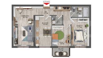 Apartament cu 3 camere decomandat in Selimbar