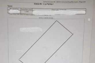 Teren 1000 mp pozitionat central in Magurele, posibilitate constructii
