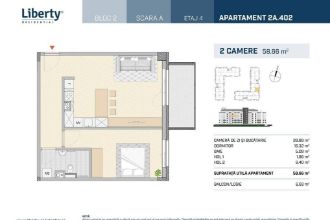 Apartament cu 2 camere semidecomandat in Semicentral