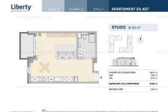 Studio ideal pentru investitie, Liberty Residential