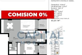 Apartament cu 2 camere decomandat in Sopor