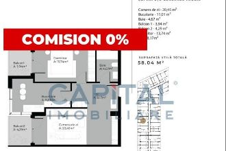 Apartament cu 2 camere decomandat in Sopor
