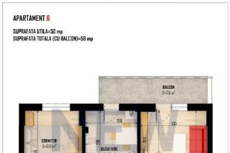 Apartament cu 2 camere decomandat in Central