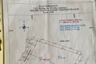 Doua parcele a cate 971 metri patrati teren Str,Ghinzii-Paltinului