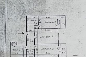 Apartament cu 3 camere decomandat in Gara