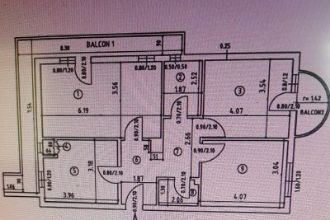 Apartament cu 3 camere decomandat in Canta