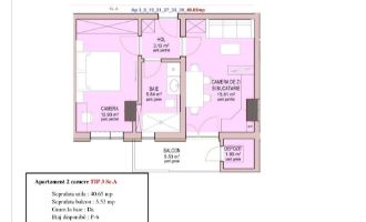 Apartament cu 2 camere decomandat in Mihai Viteazul