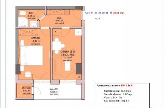 Apartament cu 2 camere decomandat in Mihai Viteazul