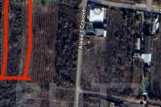 Teren 1822 mp, cu dubla deschidere, zona Carcea