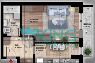 Apartament cu 2 camere decomandat in Theodor Pallady