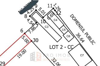 Teren Constructii intravilan de 1255 mp, in Vernesti