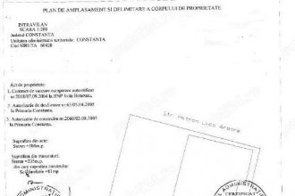 Teren Constructii intravilan de 235 mp, in Km 5