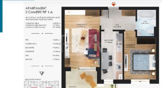 Apartament cu 2 camere decomandat in Metalurgiei