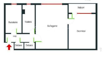 Apartament cu 2 camere in Podu Ros