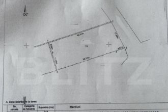 Teren intravilan 744mp, toate utilitatile, zona Carcea