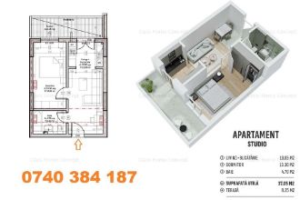 Studio 45mp - Metrou Berceni - Predare Decembrie