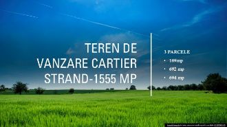 Teren Constructii intravilan de 1555 mp, in Strand