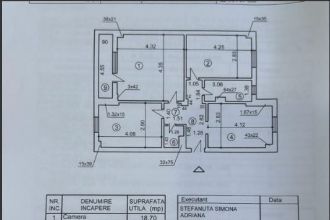 Apartament cu 3 camere decomandat in Trafic Greu