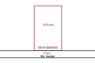 Teren Constructii intravilan de 2232 mp, in Sararie